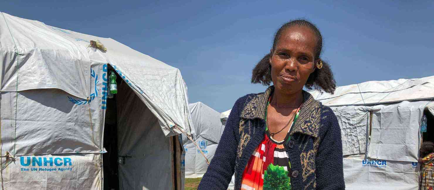 Beyenesh fled her home in Western zone of Tigray in November as clashes reached her hometown.