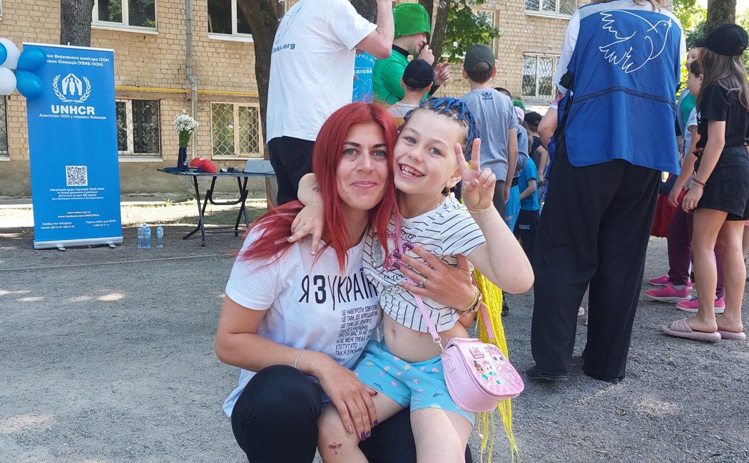 Anastasiia and her mother, Nelia, are rebuilding their lives in Kharkiv. 