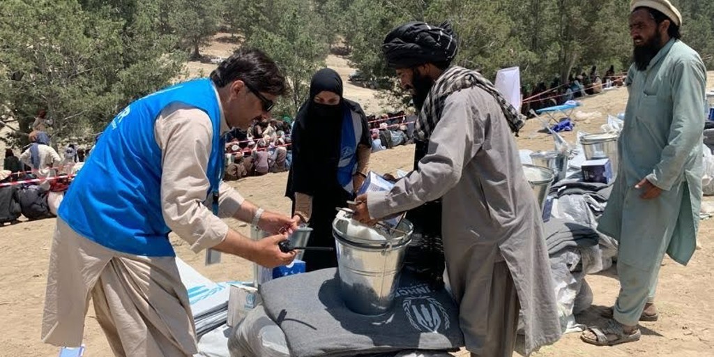 UNHCR distributes tents, core relief items and dignity kits ; Following the magnitude 6.1 earthquake in the Paktika and Khost provinces in south-eastern Afghanistan on 22 June 2022, UNHCR has sent staff, and shelter and household supplies to affected areas.