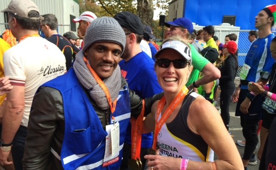 Sheena LWF fund donor after marathon