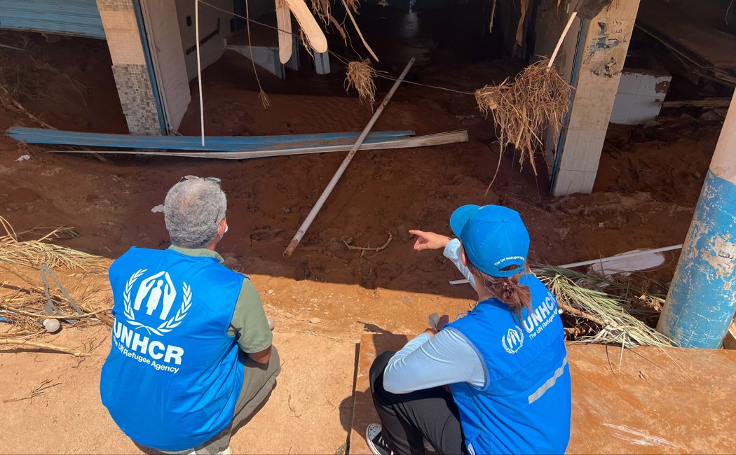 Libya. UNHCR Staff Survey The Aftermath Of Derna Flood