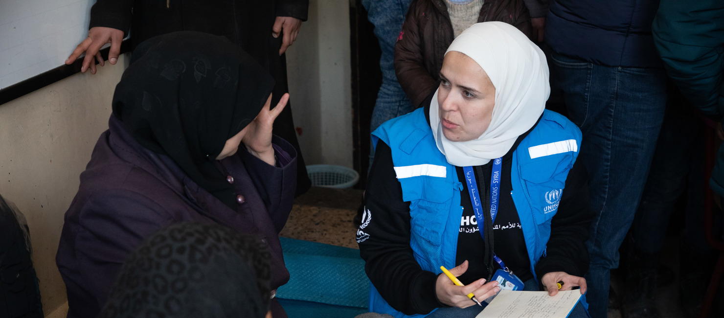UNHCR provides assistance to earthquake-affected families in Aleppo