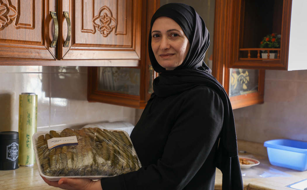 Jordan Syrian Refugee Establishes Business Making Traditional Syrian Food 2