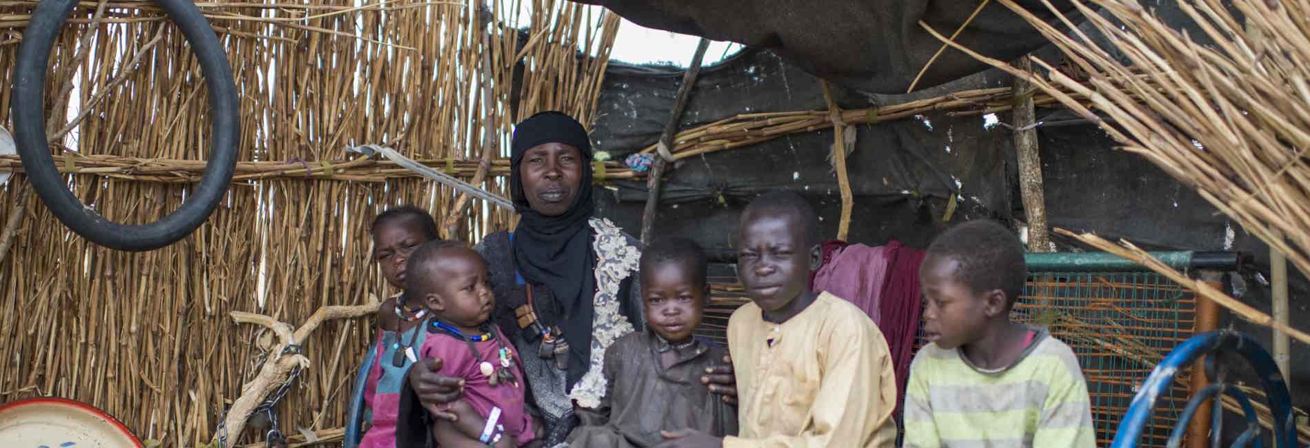 Ashta, 32, fled Tindelti, in the Darfur region of Sudan with her husband and six children