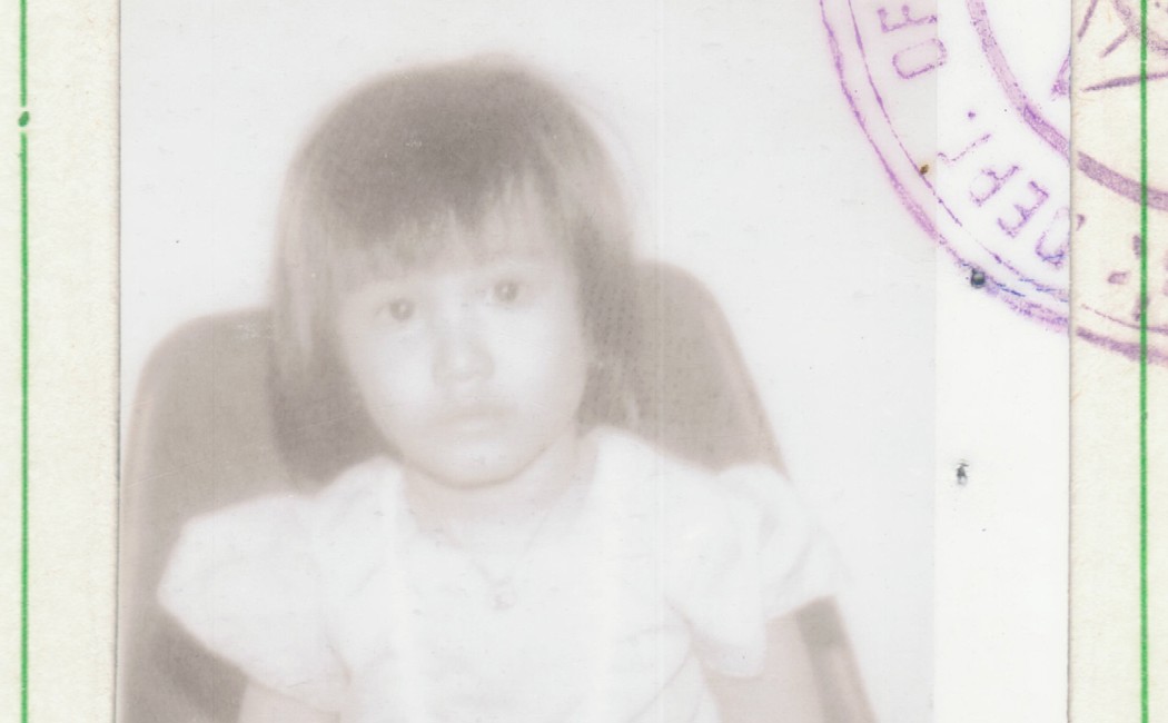 Australia. Oanh Tran's Visa application photo aged three
