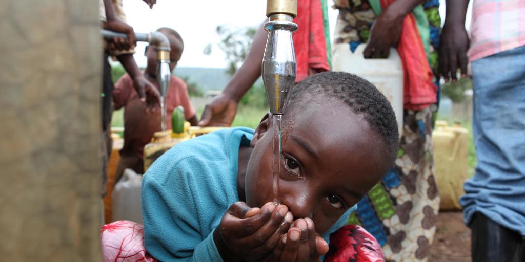 Uganda. Clean Water At Nakivale Refugee Camp In Isingiro District In Southwest Uganda Min