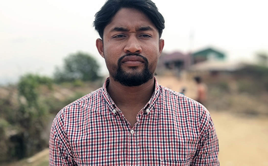 Saidul Hoque is making videos in the Rohingya language to teach refugees about the coronavirus