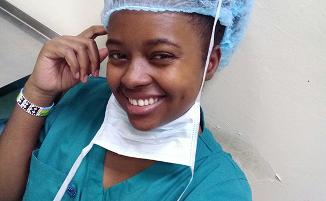 Bahati is a graduate nurse with a UNHCR scholarship and is working in Kenya 