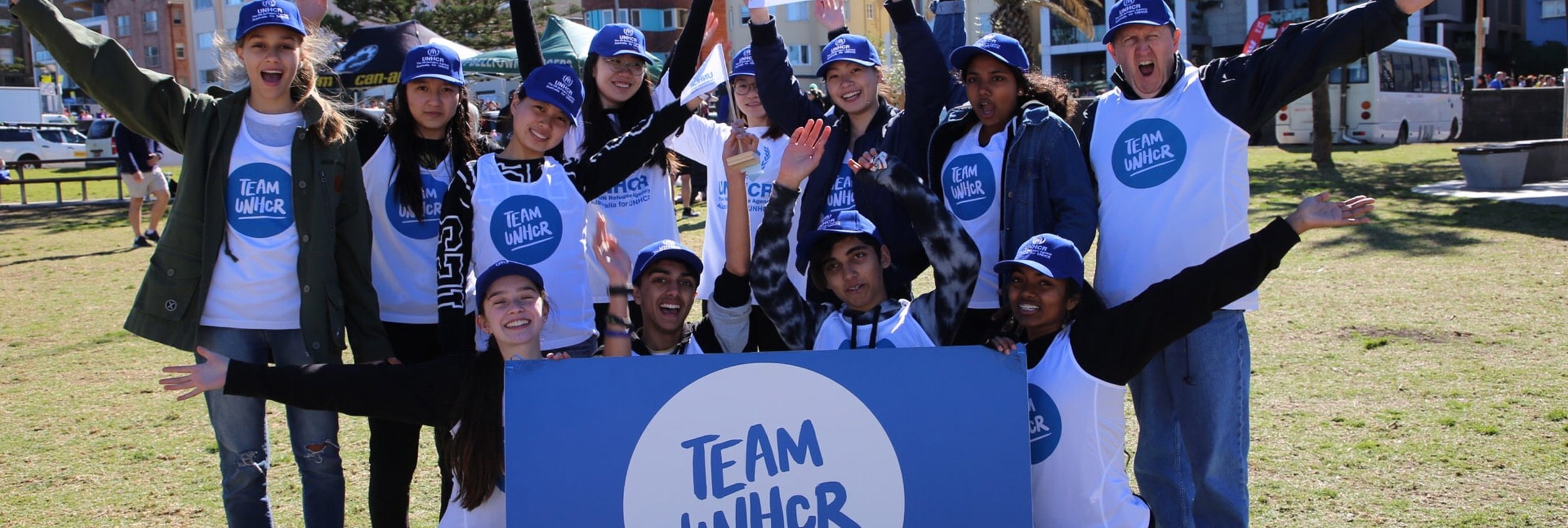 2018. Team UNHCR Runners Take On The City2surf In Sydney. Min