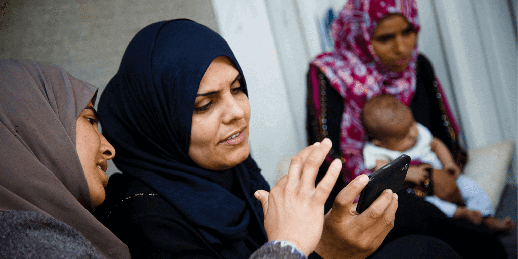 Connecting worlds app shows the unexpected benefits of this UNHCR iniative