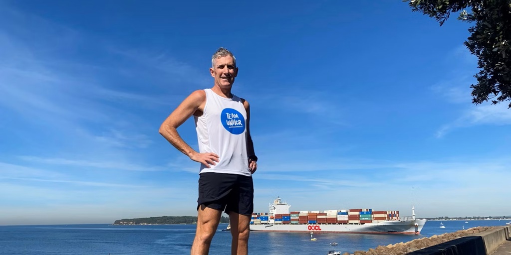 Rob Kolbe celebrates his 50th birthday with a 50km run for refugees